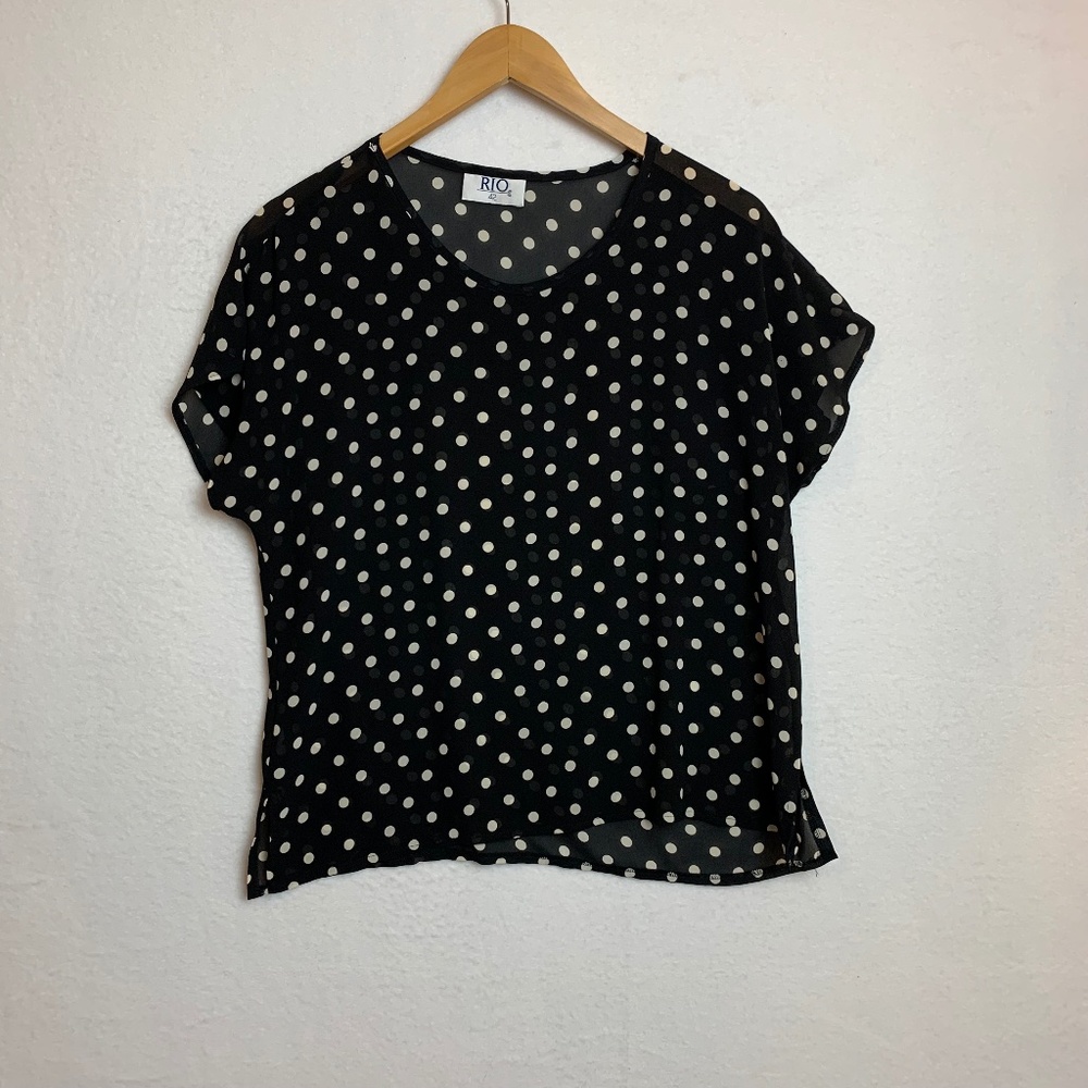 Top with White Dots